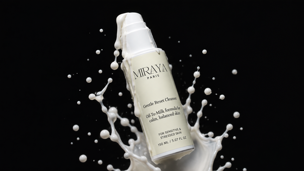 Miraya Paris Gentle Reset Cleanser Oil to Milk Cleanser for Sensitive Skin