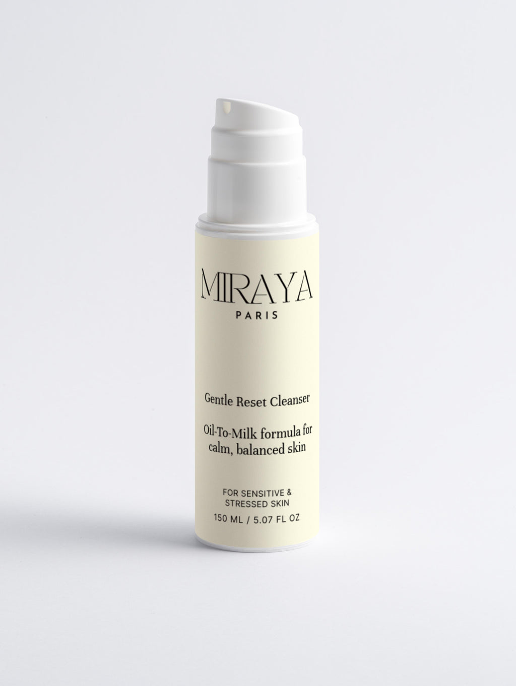 Miraya Paris Gentle Reset Cleanser Oil to Milk Cleanser for Sensitive Skin