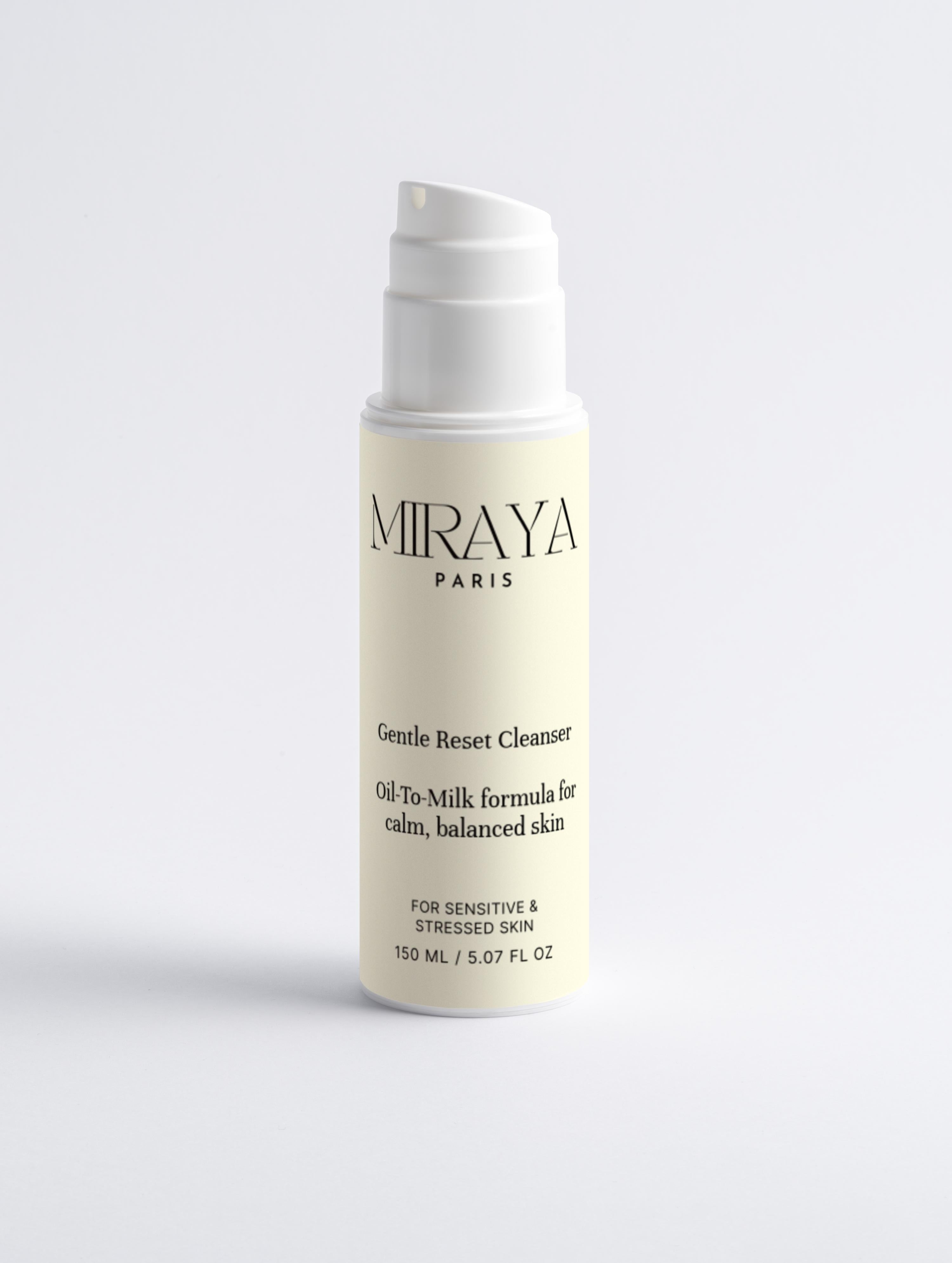Miraya Paris Gentle Reset Cleanser Oil to Milk Cleanser for Sensitive Skin